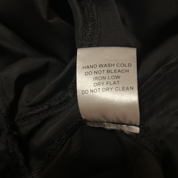 NWOT Fashion Nova Black Windbreaker w/Hood - Picture 7 of 7